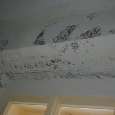 7. Loštice synagoga 2012. Stav po vytmelení a pačokování. Zodpovědný restaurátor MgA. Dušan Rohlík 